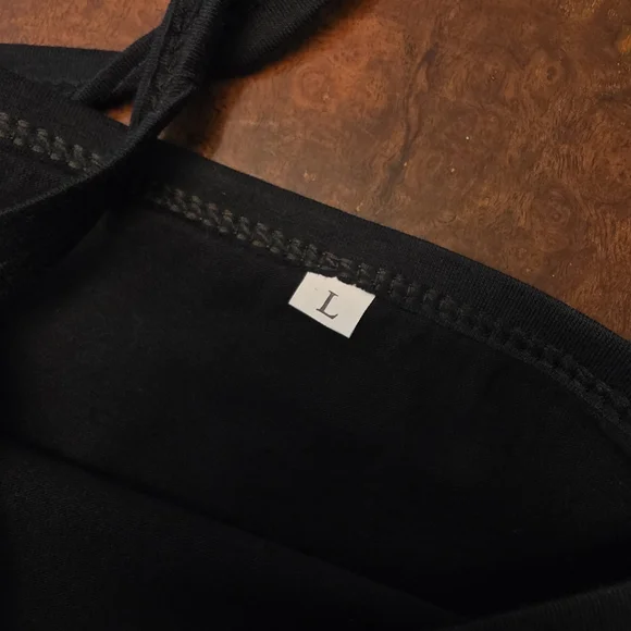 Black Tank Top with J'ADORE Rhinestone Design - Picture 3 of 6